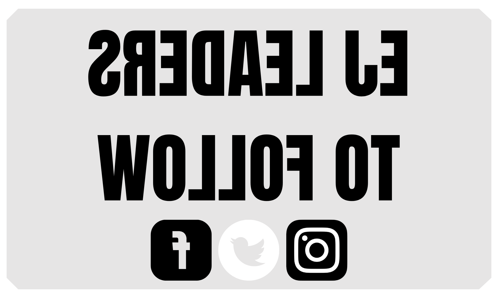 EJ领导人可以在instagram, twitter和facebook上使用社交媒体图标